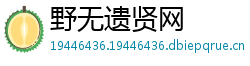 野无遗贤网